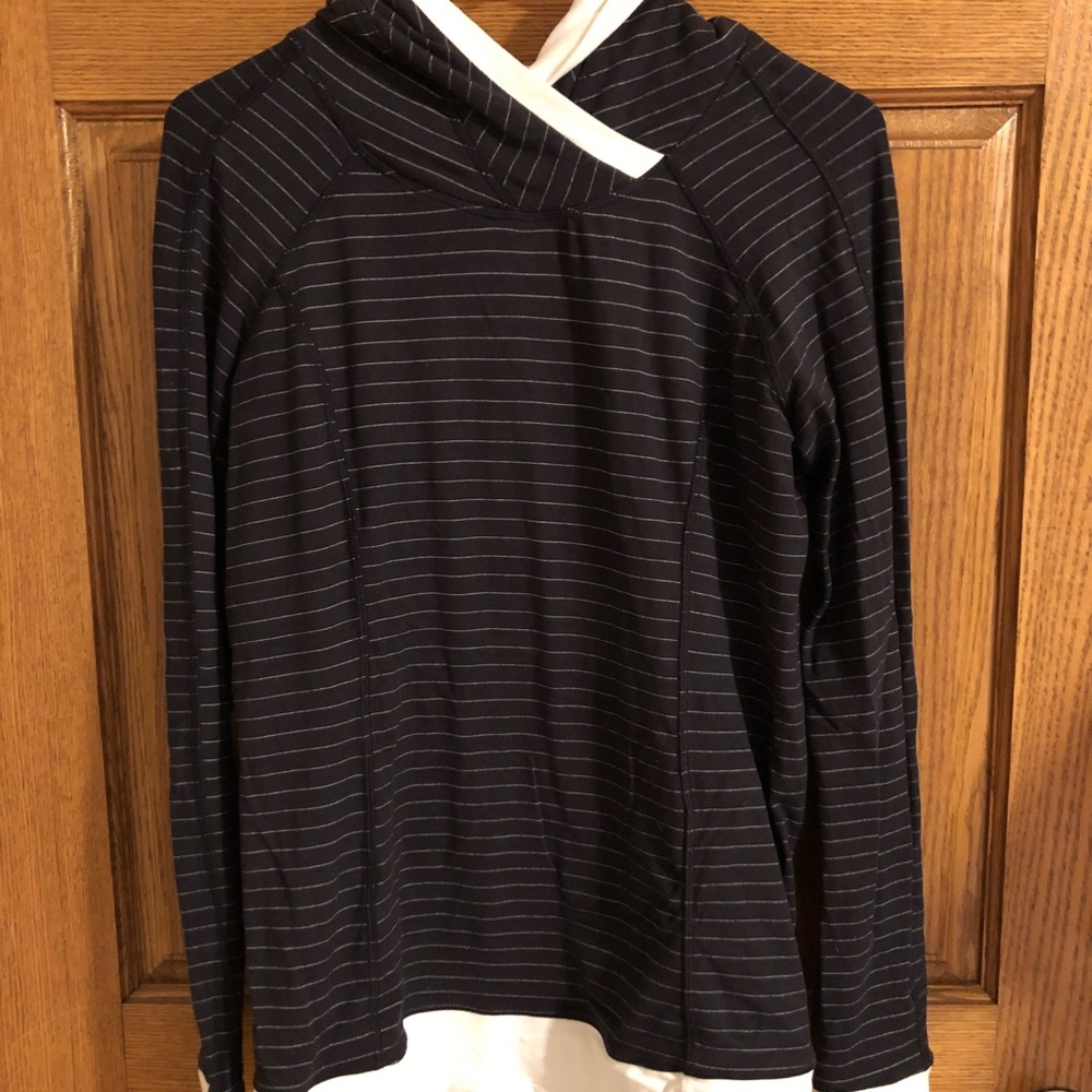 lululemon striped pullover hoodie